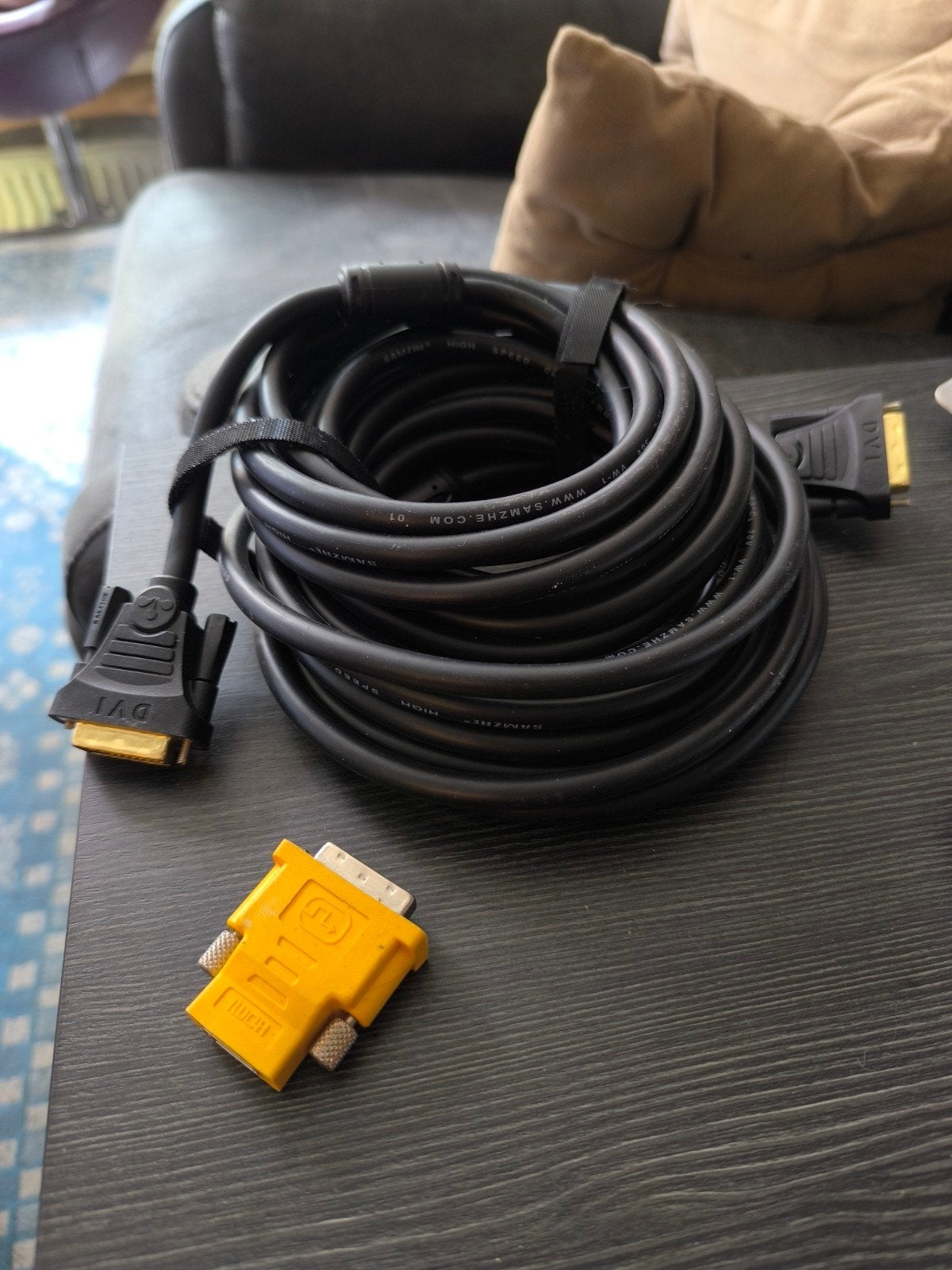 5m dvi kabel, Ophalen