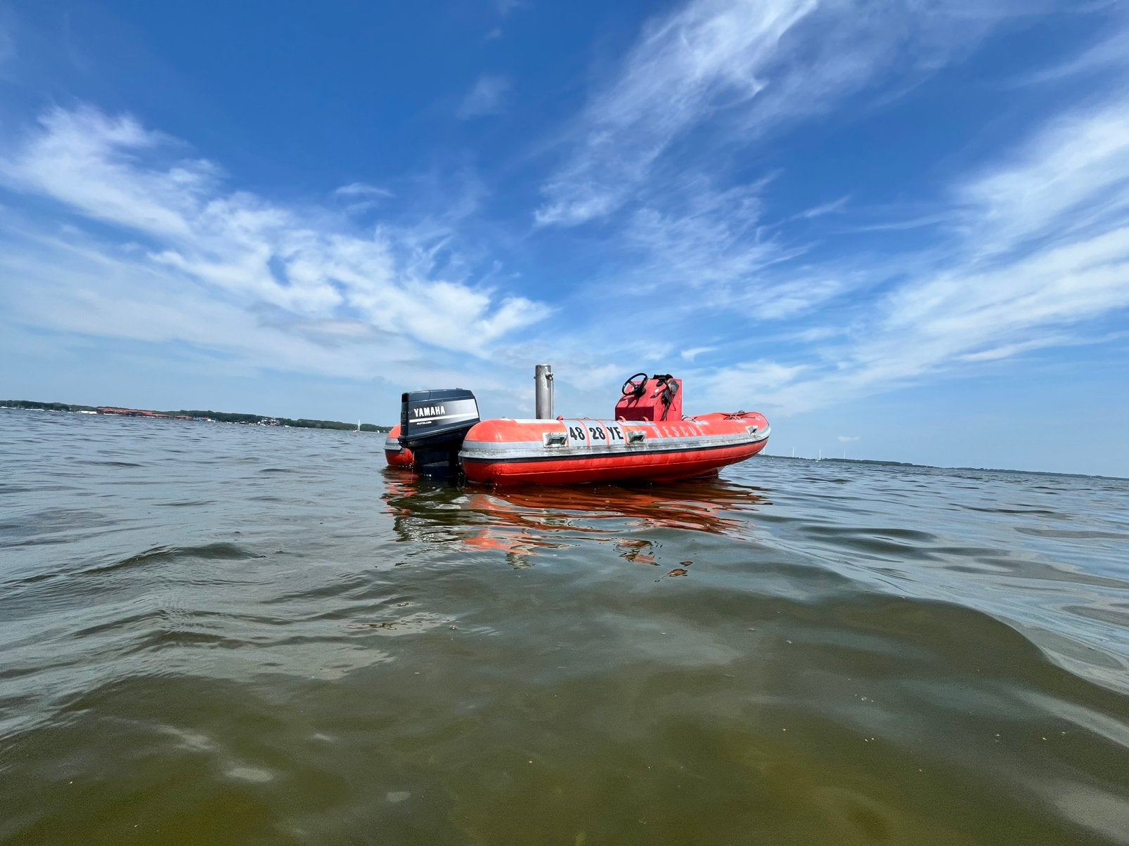 Marshall rib 5.00 met yamaha 80pk en trailer, Watersport en Boten, Rubberboten, Gebruikt, Afdekzeil, 5 m, 80 pk