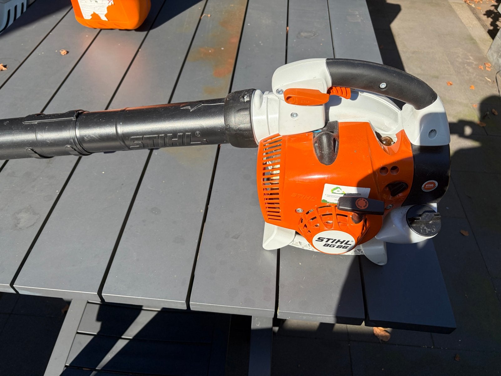 Stihl BG 86 bladblazer - Krachtige benzine bladblazer, Tuin en Terras, Ophalen, Gebruikt, Benzine, Handgedragen