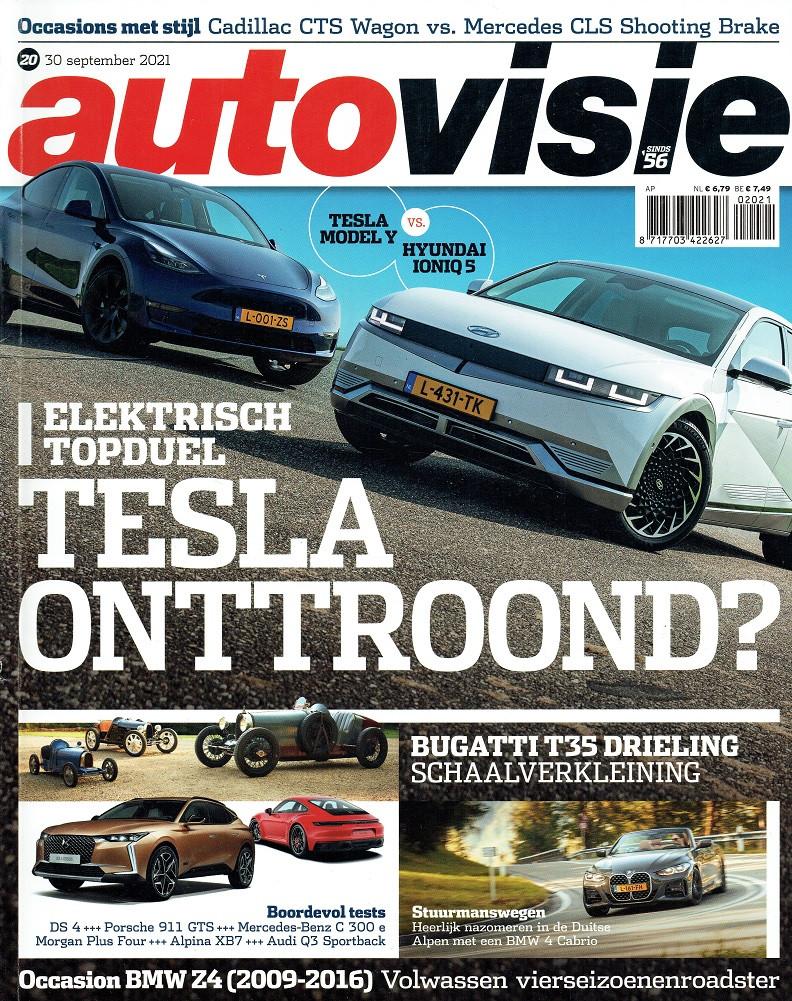 Autovisie 2021 nr. 20 (o.a. Hyundai Ioniq 5 & Tesla Model Y), Verzenden, Gelezen, Algemeen
