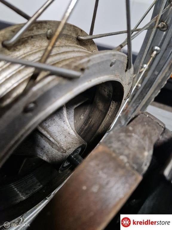 Kreidler RS voorwiel met 160 mm Leleu grote naaf, Fietsen en Brommers, Brommeronderdelen | Kreidler, Gebruikt, Kreidler, Ophalen of Verzenden