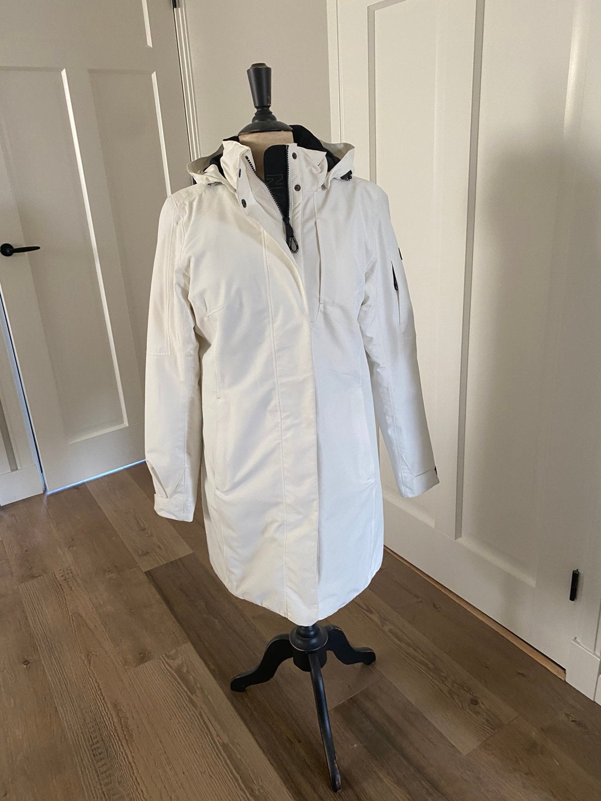 Witte Human Nature jas, maat L, Kleding | Dames, Jassen | Winter, Ophalen of Verzenden, Zo goed als nieuw, Maat 38/40 (M), Wit