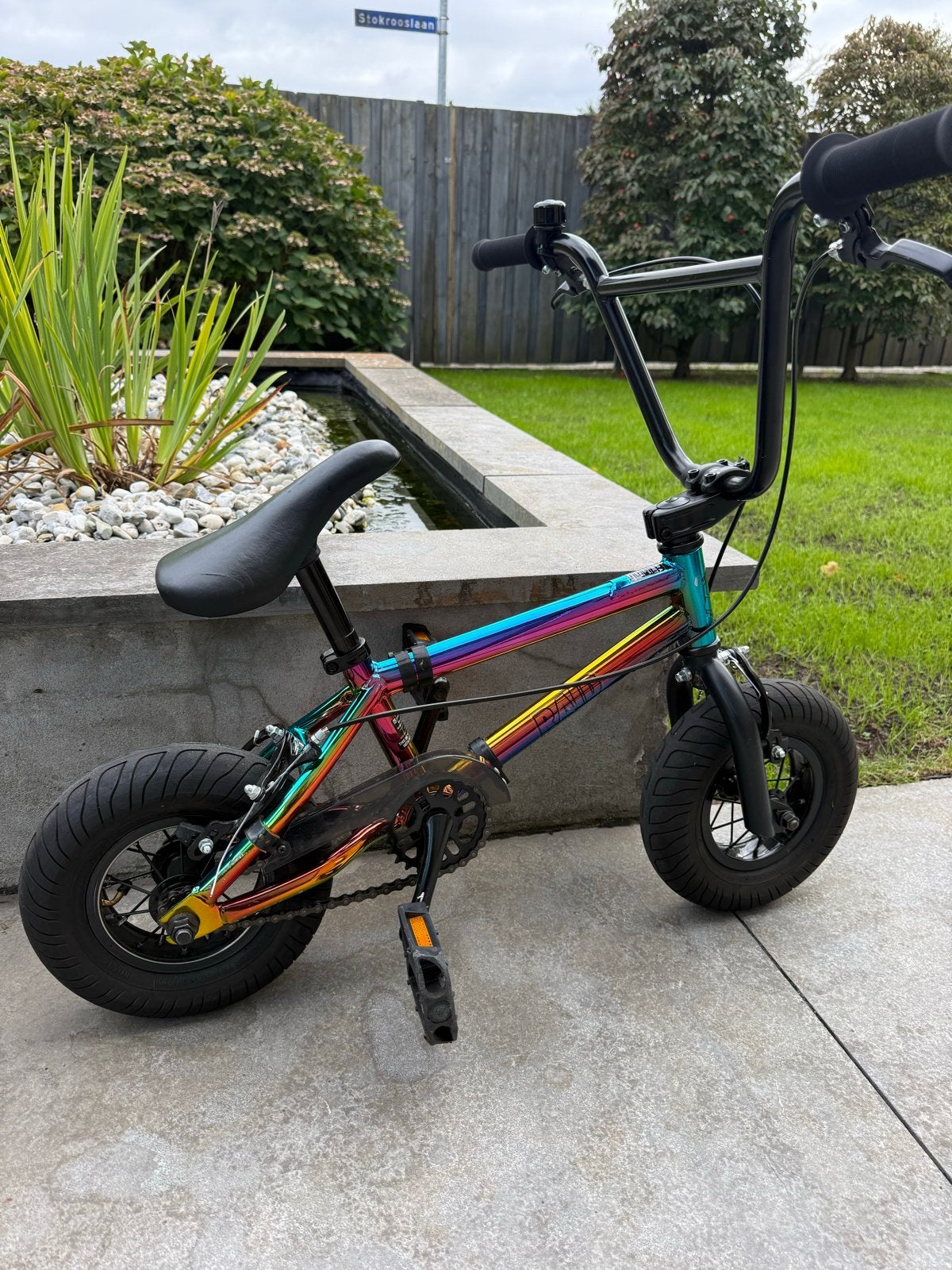 Sullivan Mini BMX - Regenboogkleur, Fietsen en Brommers, Staal, Velgrem, Stuur 360° draaibaar, Ophalen of Verzenden