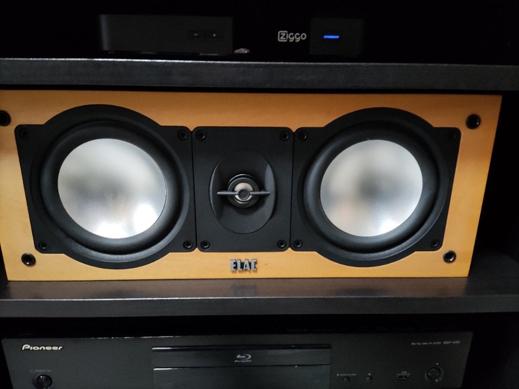 Elac center speaker 201, Overige merken, Gebruikt, Ophalen of Verzenden, 60 tot 120 watt