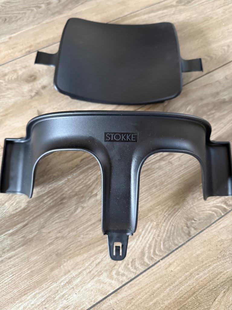 Stokke babyset zwart, Ophalen of Verzenden, Gebruikt, Meegroeistoel, Stoelverkleiner