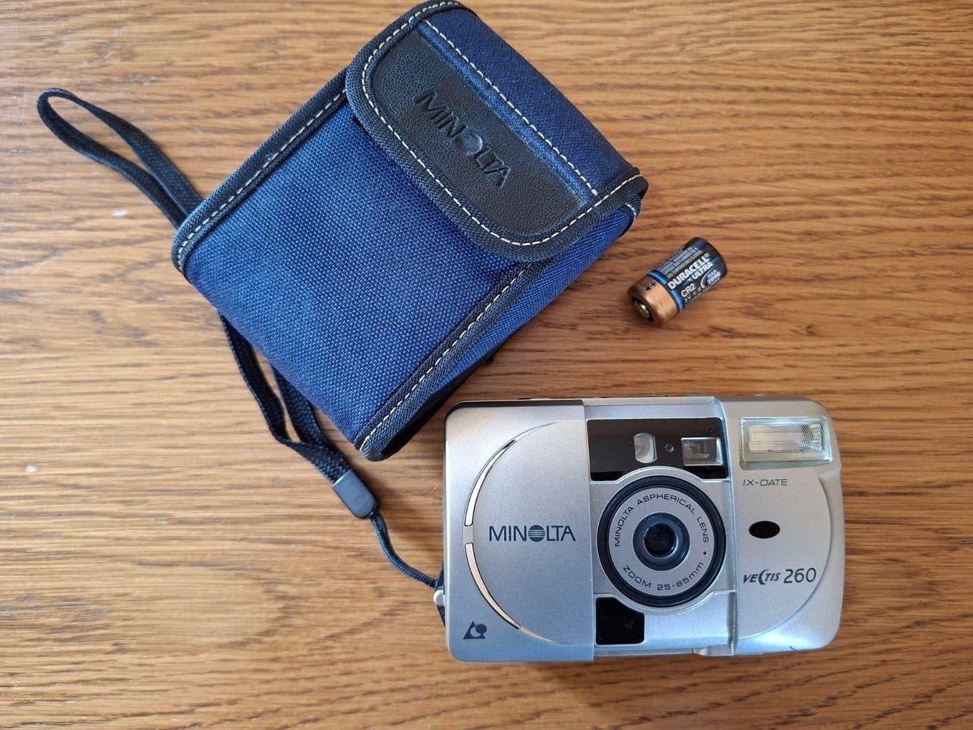 Minolta Vectis 260 APS camera - in nieuwstaat, Ophalen of Verzenden, Zo goed als nieuw, Compact, Minolta