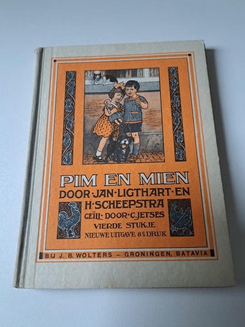 Jan Ligthart - Pim en Mien - Schoolboekje (1948), Ophalen of Verzenden