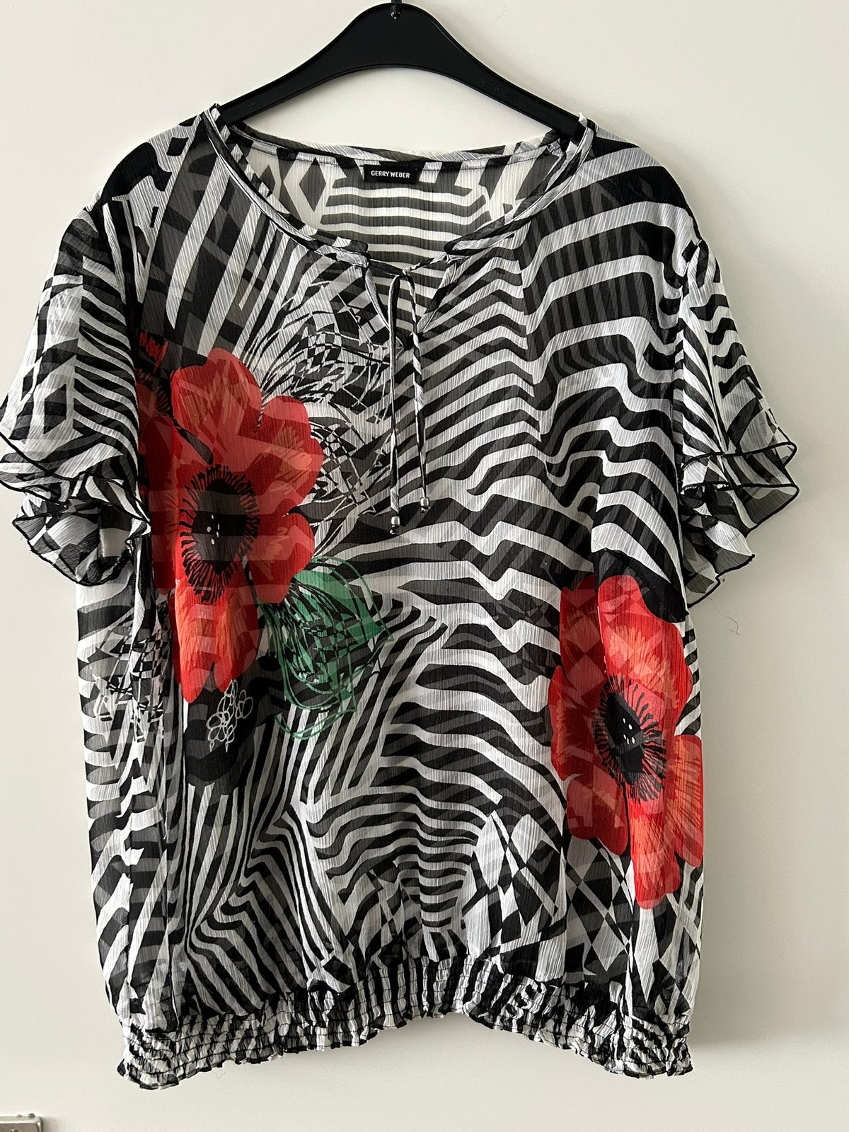 Gerry Weber maat 46, Kleding | Dames, Grote Maten, Ophalen of Verzenden, Zo goed als nieuw, Blauw, Blouse of Tuniek