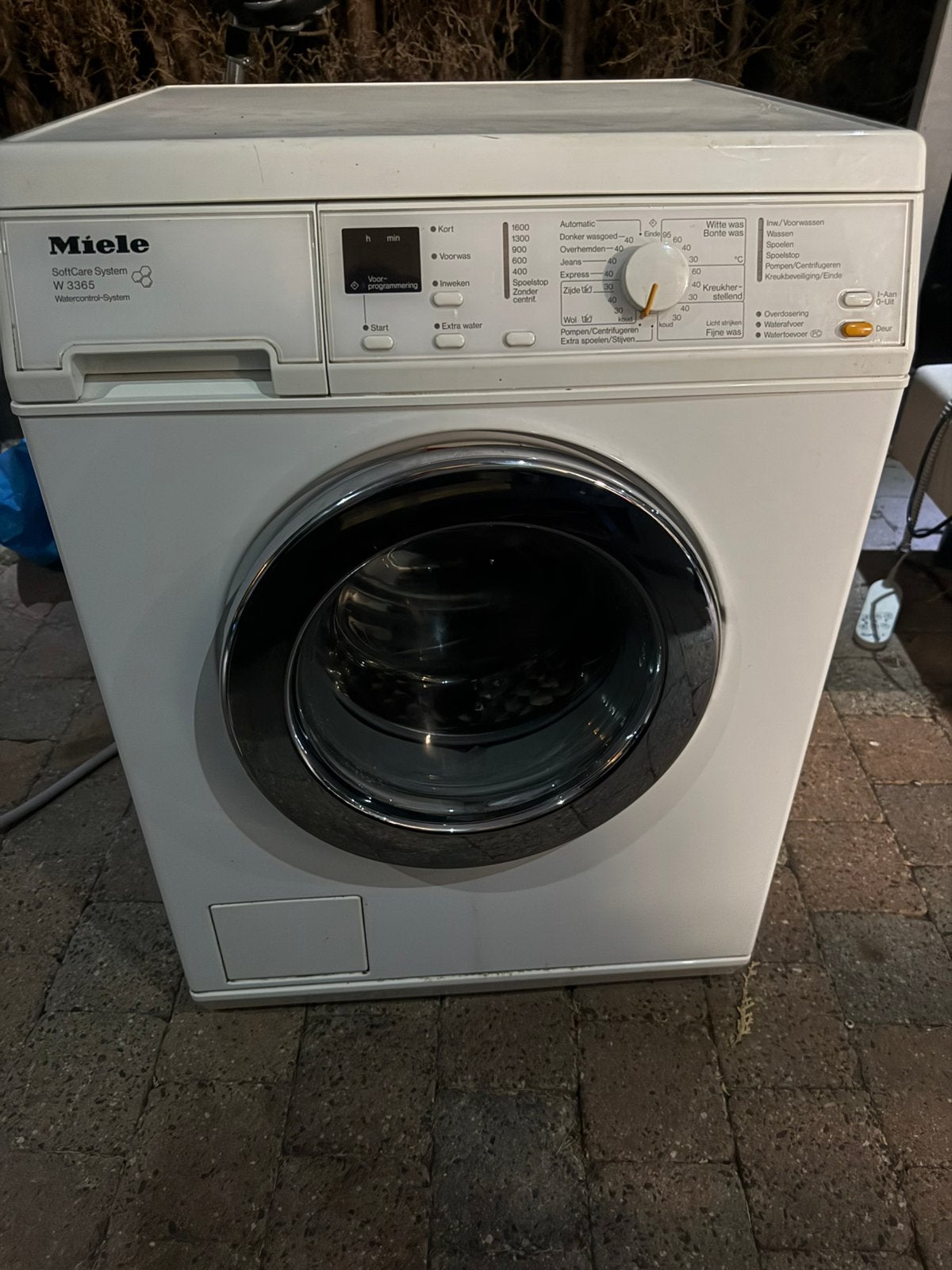 Miele wasmachine w 3365, Ophalen, Gebruikt, Handwasprogramma, Voorlader