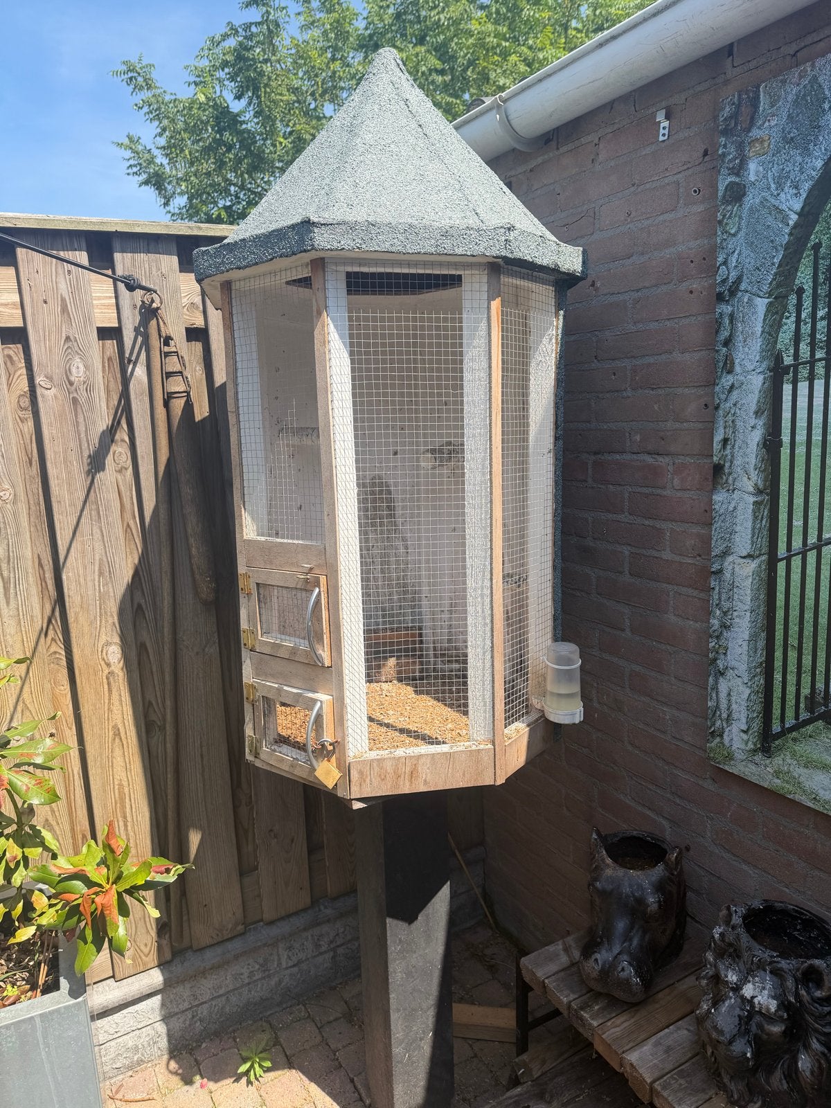 Vogelkooien, Dieren en Toebehoren, Ophalen, Zo goed als nieuw, Metaal, Vogelkooi
