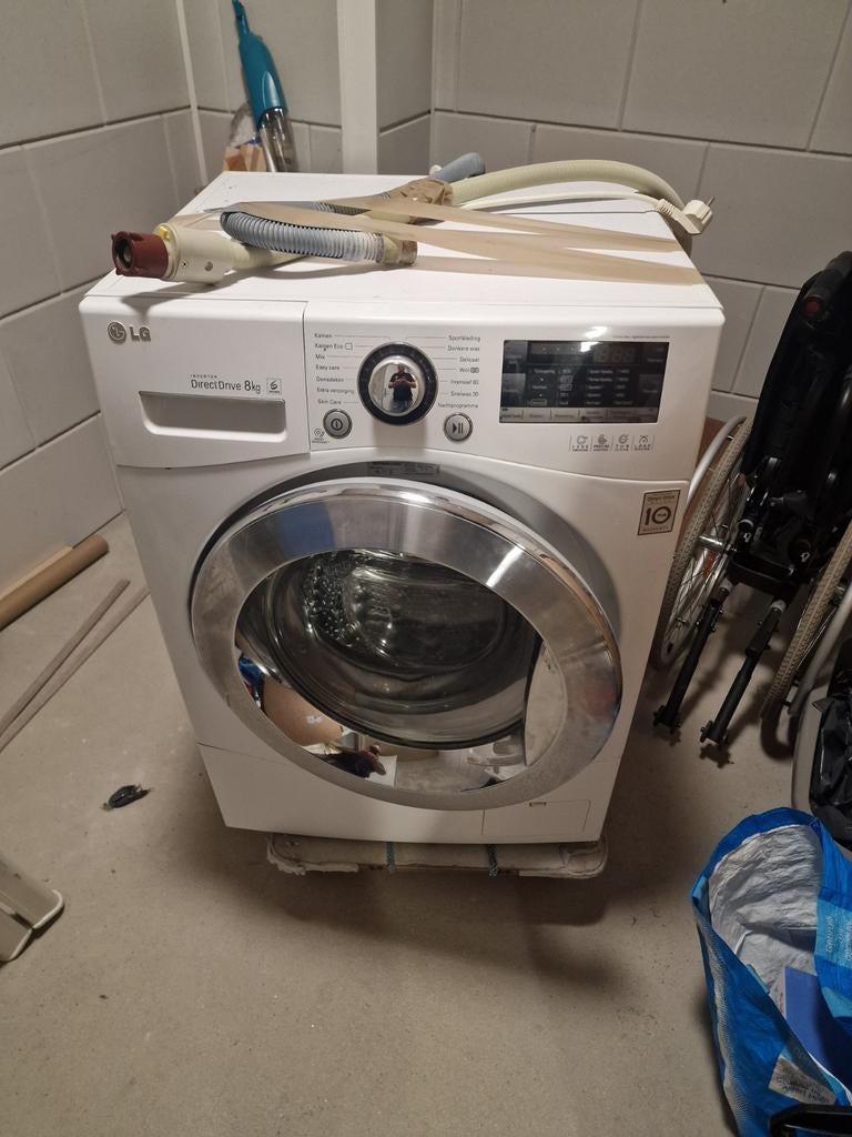 LG DirectDrive 8kg wasmachine - defect (kortsluiting), 1200 tot 1600 toeren, 8 tot 10 kg, Ophalen of Verzenden, Voorlader