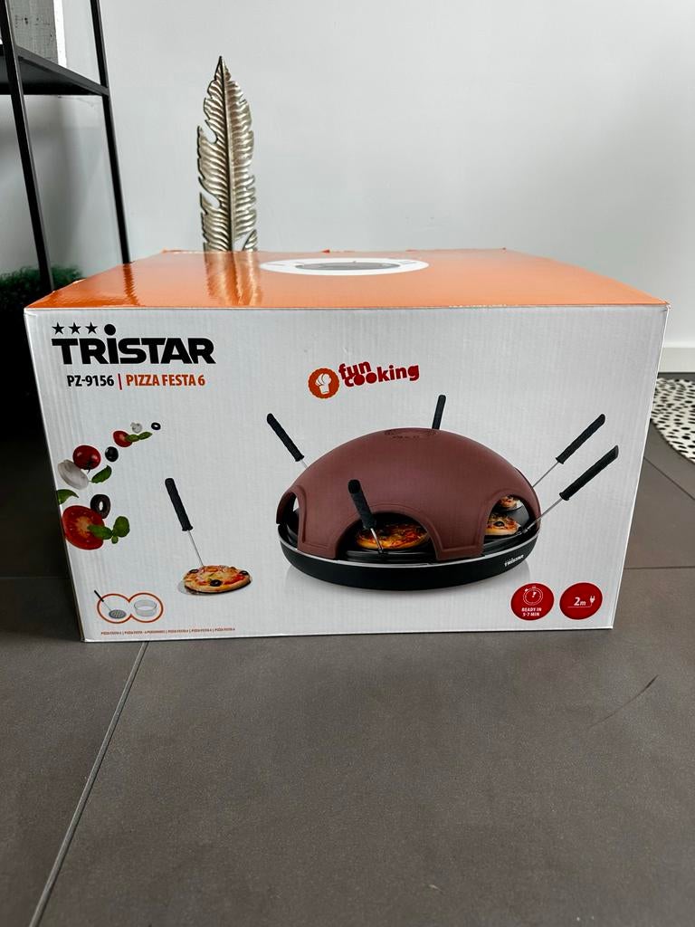 Nieuwe Tristar Pizza Festa 6 - Pizzaoven voor 6 personen, Ophalen of Verzenden, Nieuw