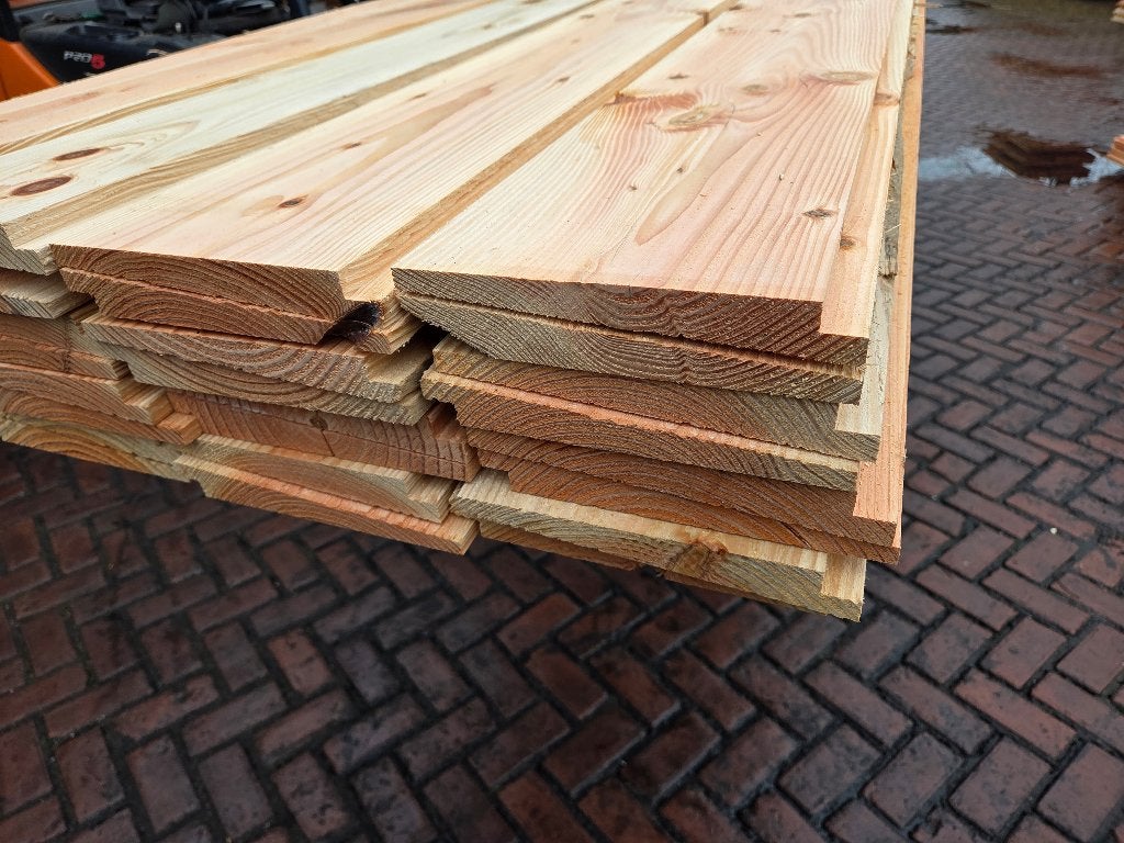 36 m2 Douglas Zweeds rabat - € 2,70 per meter - nr: TP150, Ophalen, Nieuw, 250 cm of meer, Planken