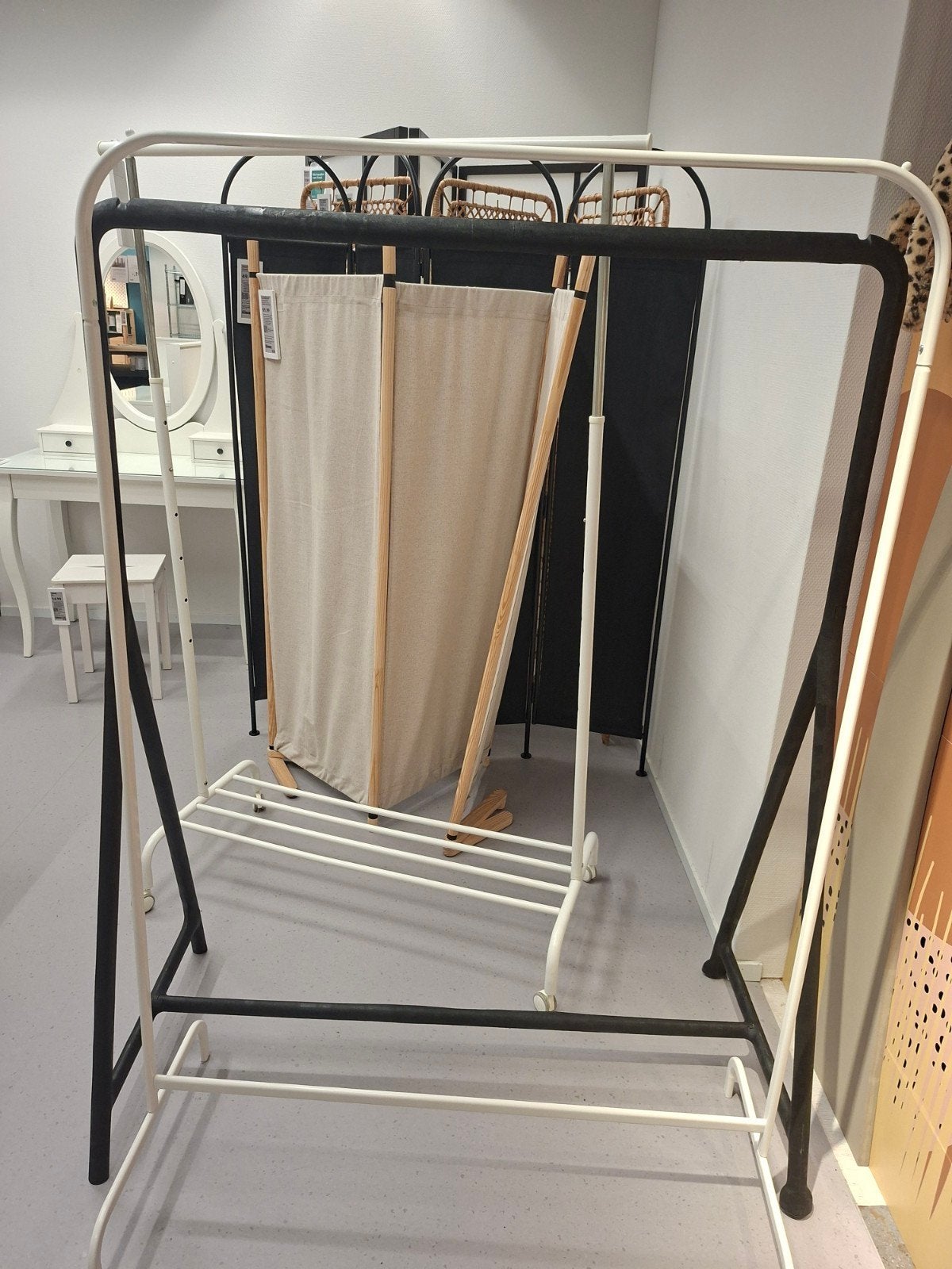 kleding rek ikea, nieuw wit, Ophalen, Nieuw
