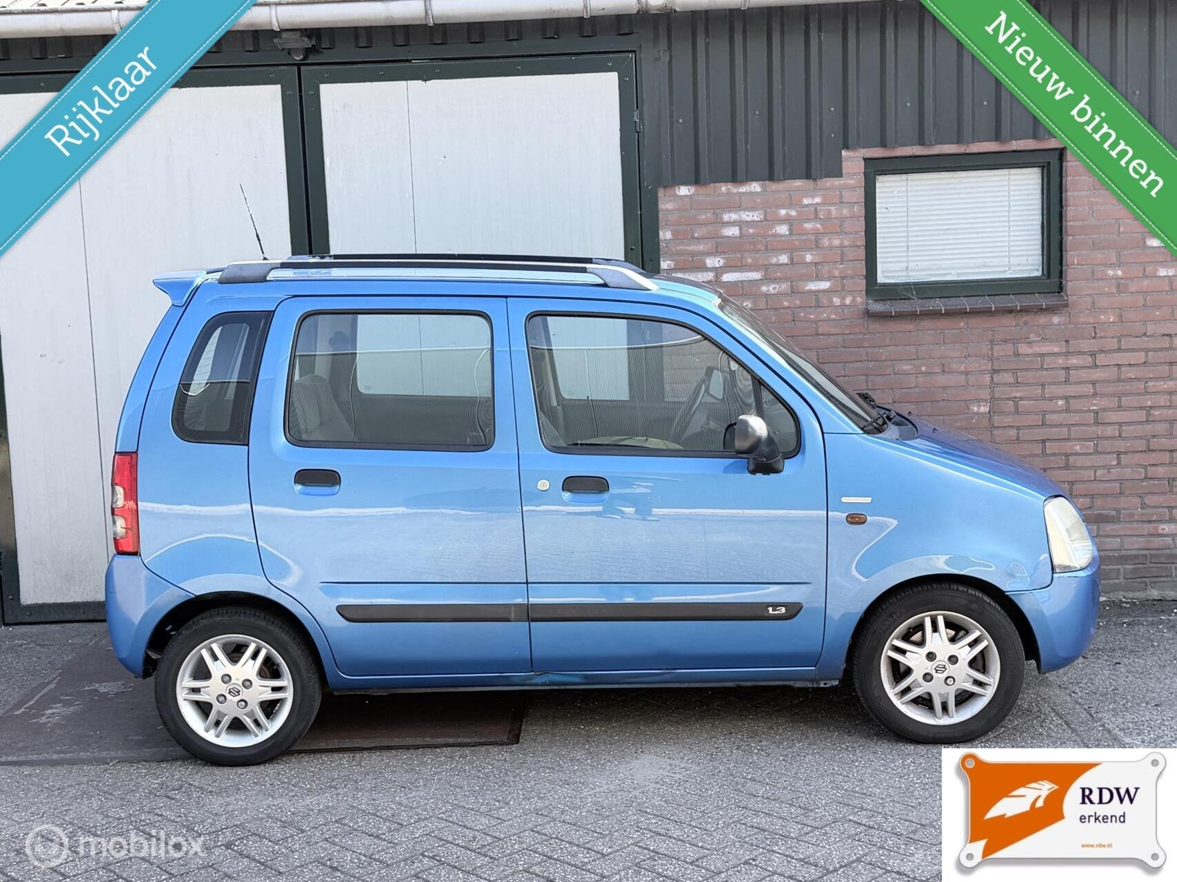 Suzuki Wagon R+ 1.3 GLS NAP/GOED WERKENDE AIRCO/RUIME APK, Auto's, Voorwielaandrijving, 4 cilinders, Origineel Nederlands, Handgeschakeld