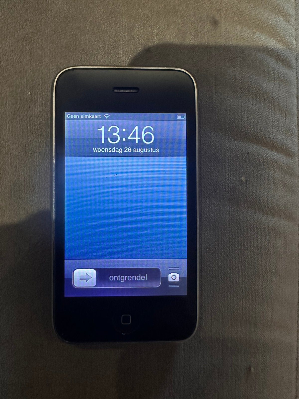 Iphone 3gs werkend met doosje, Telecommunicatie, Ophalen of Verzenden, Zo goed als nieuw, Zwart, 64 GB
