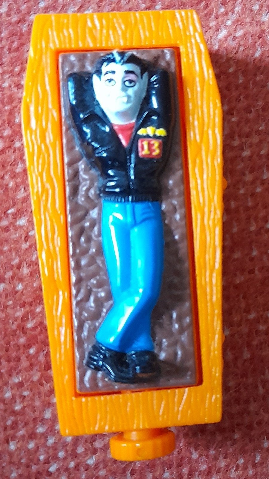 Vintage 1991 Vinnie Stoker van McDonald's Coffin spin toy, Ophalen of Verzenden