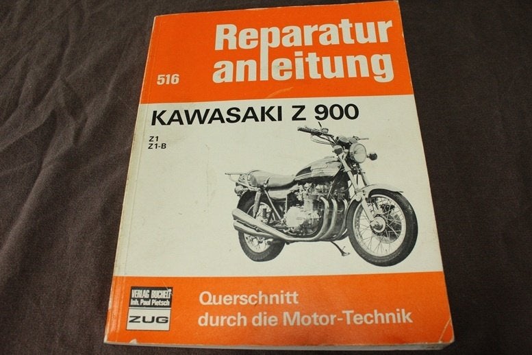 Kawasaki Z 900 Z1 Z1-B motorrad reparatur anleitung handboek, Ophalen of Verzenden, Kawasaki