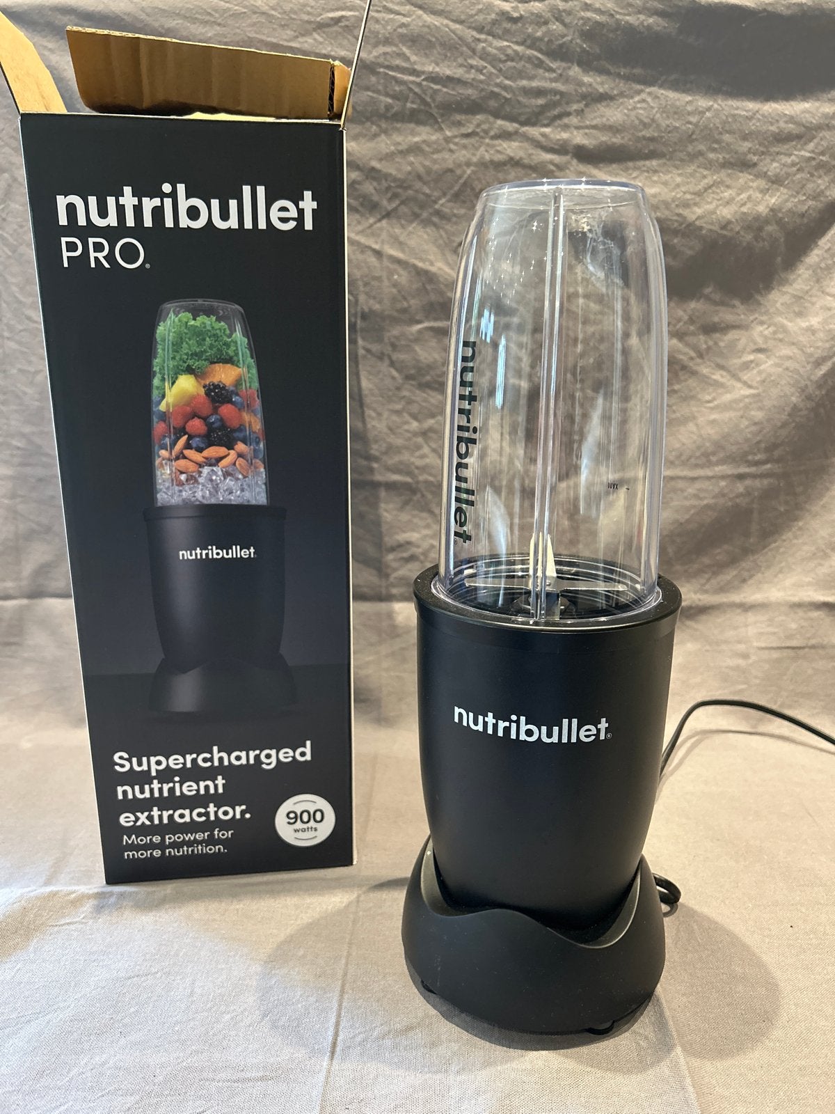 Nutribullet PRO 900 Watt Blender - Zgan in originele doos, Ophalen of Verzenden, Nieuw, Blender