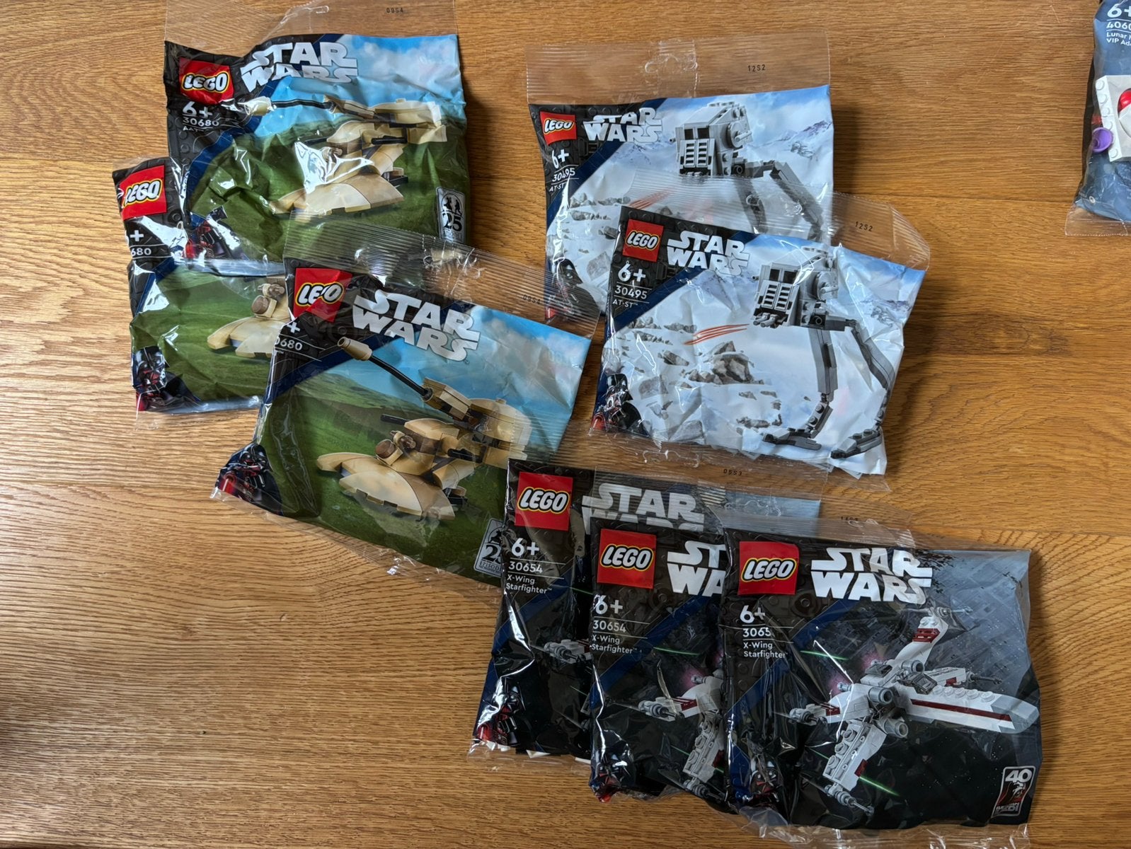 8 Lego Star Wars polybags 30680 30654 30495, Star Wars, Lego, Nieuw, Ophalen of Verzenden