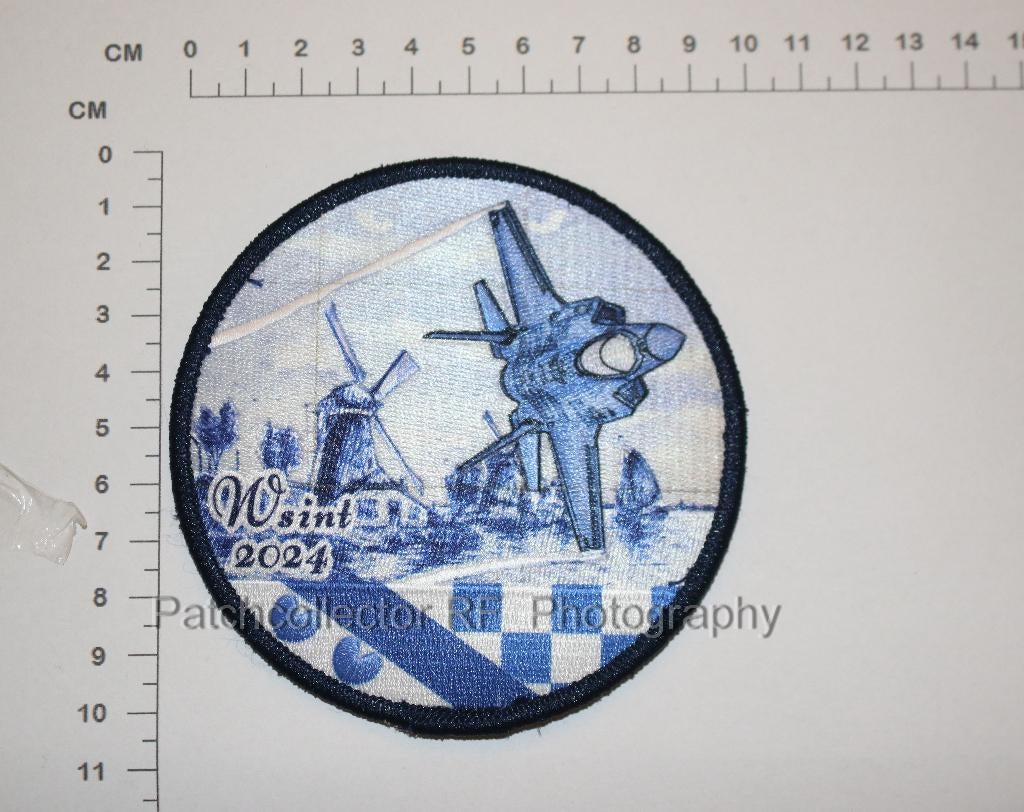 KLu Luchtmacht RNLAF 313 squadron patch WSint 2024, Verzamelen, Ophalen of Verzenden, Luchtmacht, Nederland, Embleem of Badge
