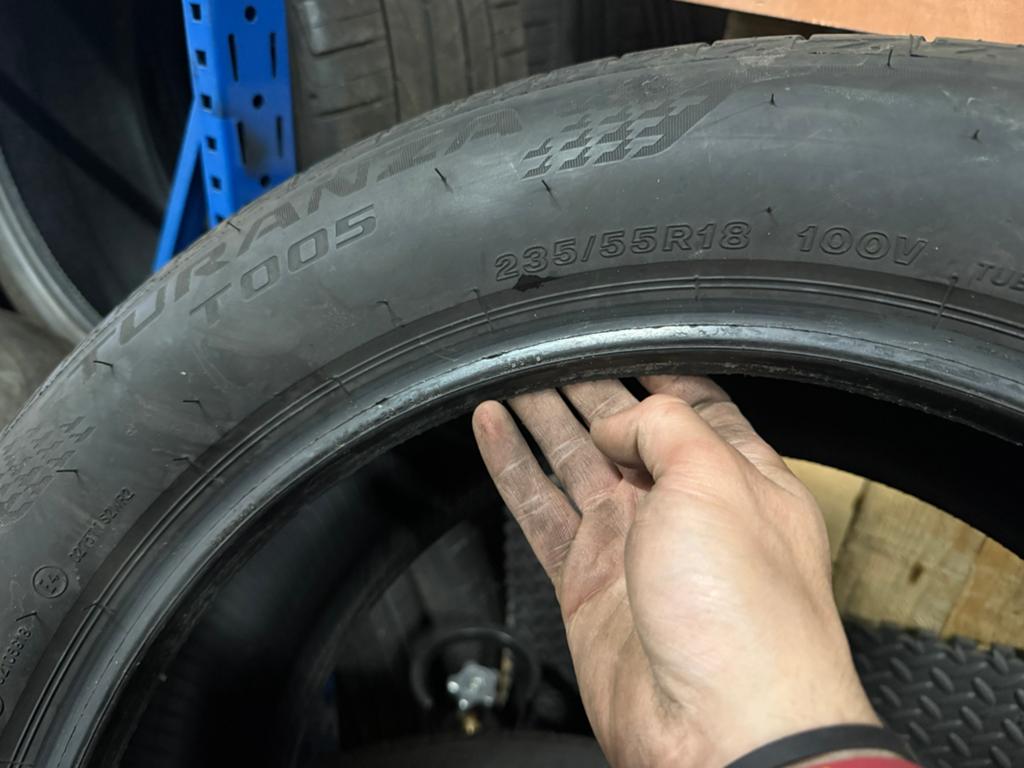 4x 235 55 18 100V Bridgestone Turanza T005 NIEUW DOT2024, 18 inch, Nieuw, Ophalen of Verzenden, 235 mm