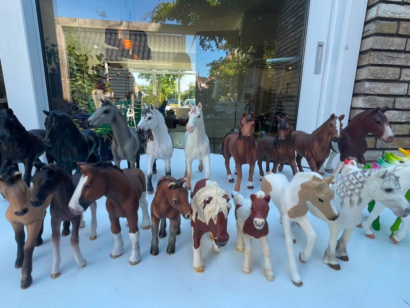 Heel veel Schleich en toebehoren, Ophalen of Verzenden, Gebruikt