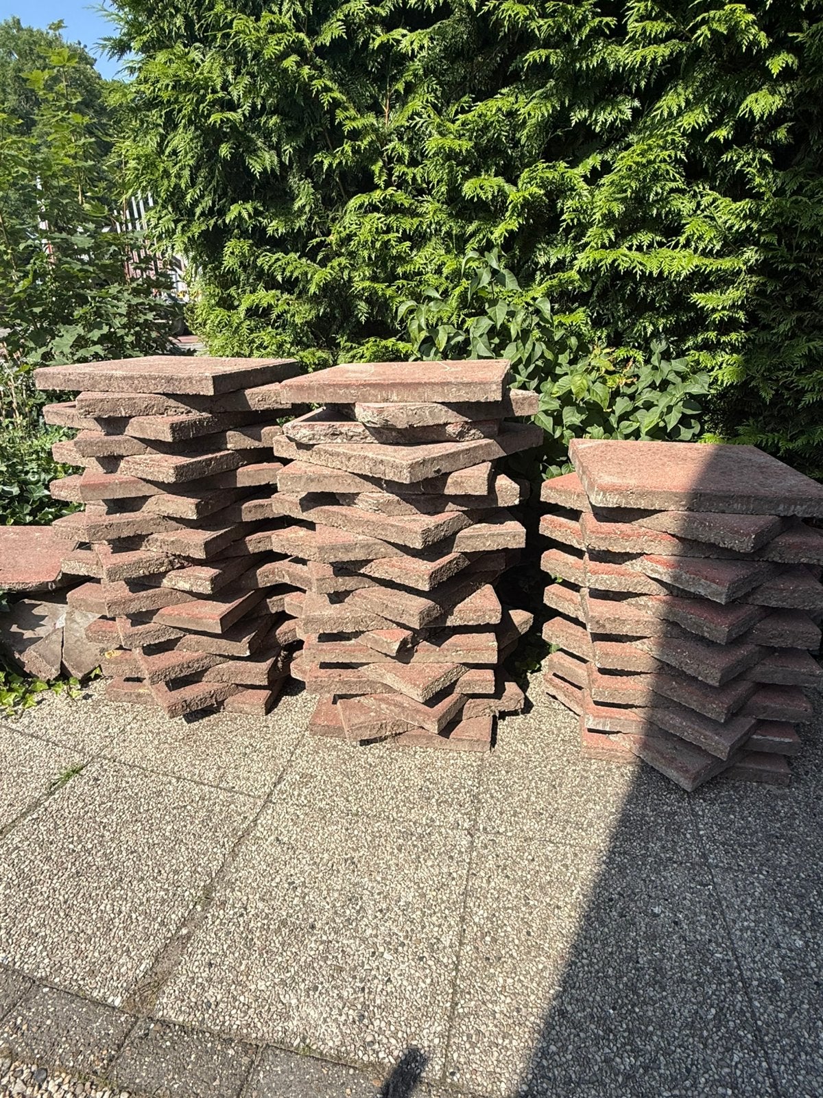 Betontegels 50x50 gratis afhalen, Ophalen, Gebruikt, 10 m² of meer, Beton
