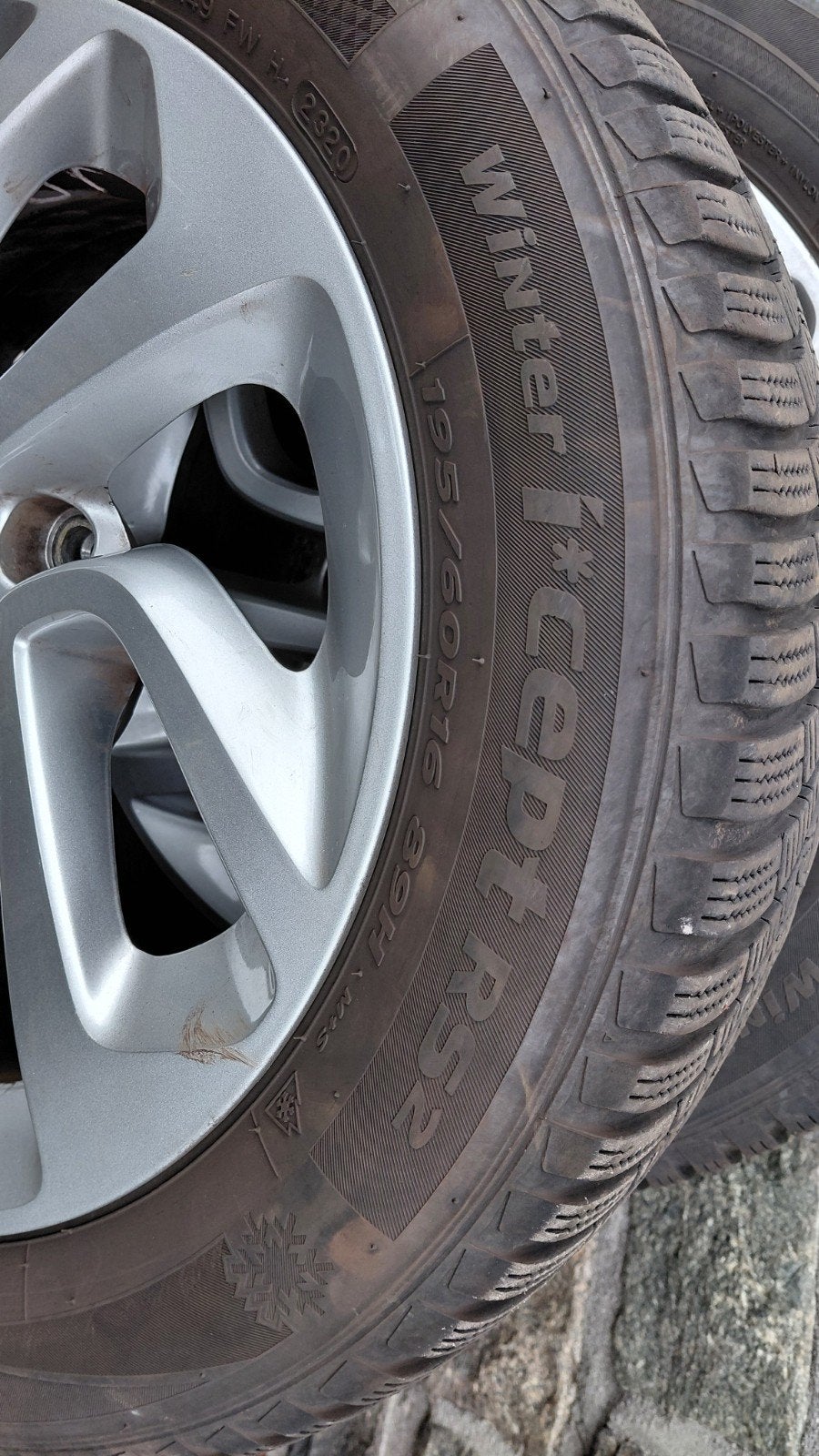 Winterbanden met originele metalen velgen 4 stuks, Ophalen, 16 inch, Banden en Velgen, Winterbanden