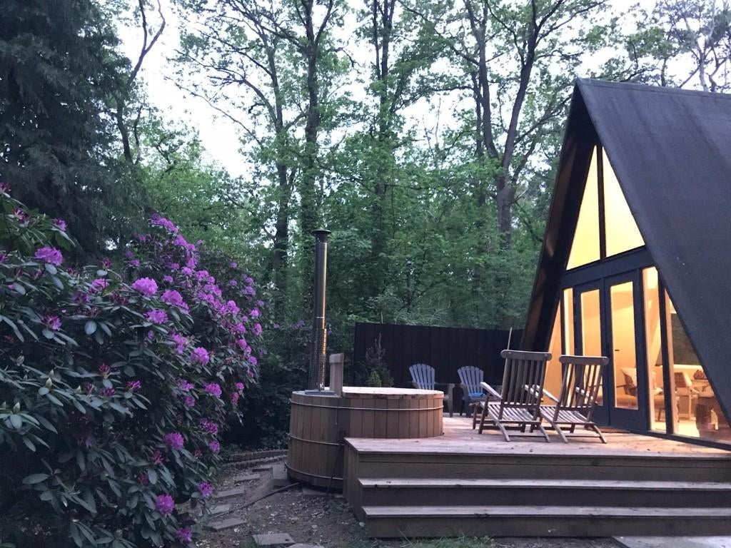 Boutique boshuis met wellnessbeleving in het bos, Huizen en Kamers, Recreatiewoningen te koop, Gelderland, Overige soorten, 2 slaapkamers