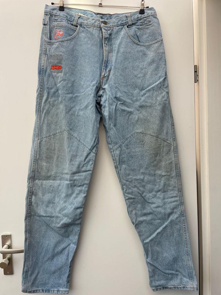 Spidi spijkerbroek maat 58 – 100% katoen, Ophalen of Verzenden, Gedragen, Blauw, Overige jeansmaten