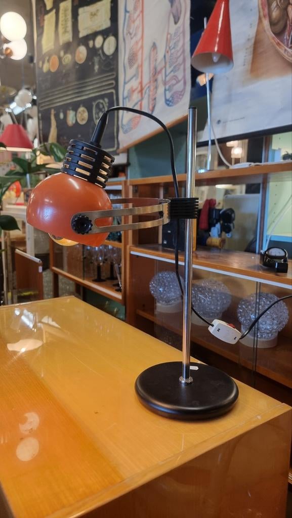 Vintage bureaulamp jaren 60 70, Gebruikt, ,, Ophalen of Verzenden, ,