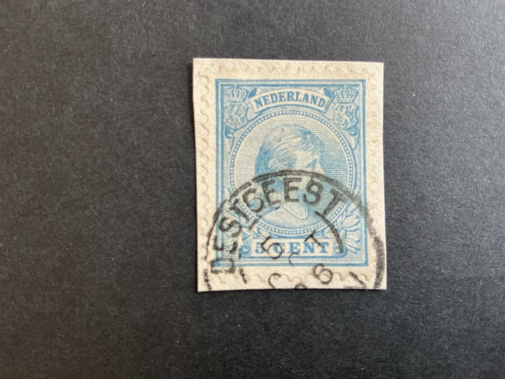Kleinrond : Oegstgeest, Verzenden, T/m 1940, Gestempeld