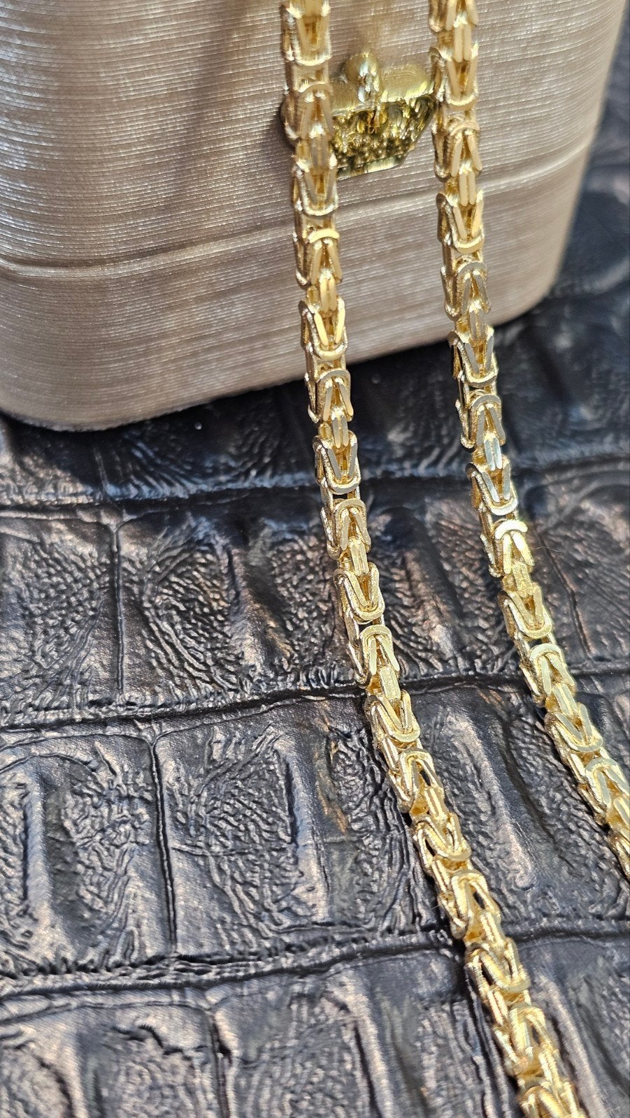 Prachtige 14k gouden Koningsketting 60cm, Ophalen of Verzenden, Nieuw, Goud, Goud