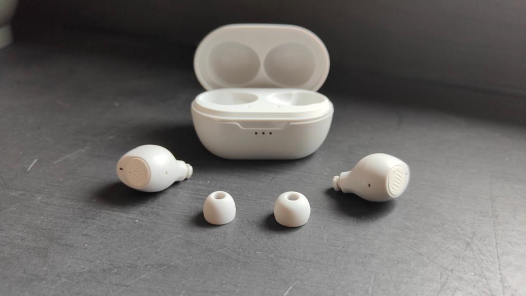 JBL Wireless Earpods Wit - Volledig gereinigd, Telecommunicatie, Mobiele telefoons | Oordopjes, Ophalen of Verzenden, Bluetooth