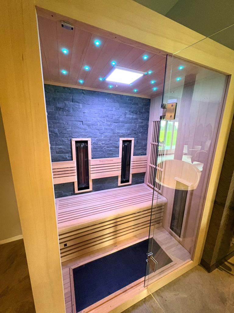 Infraroodsauna infrarood cabine sauna ALS NIEUW, Ophalen, Zo goed als nieuw