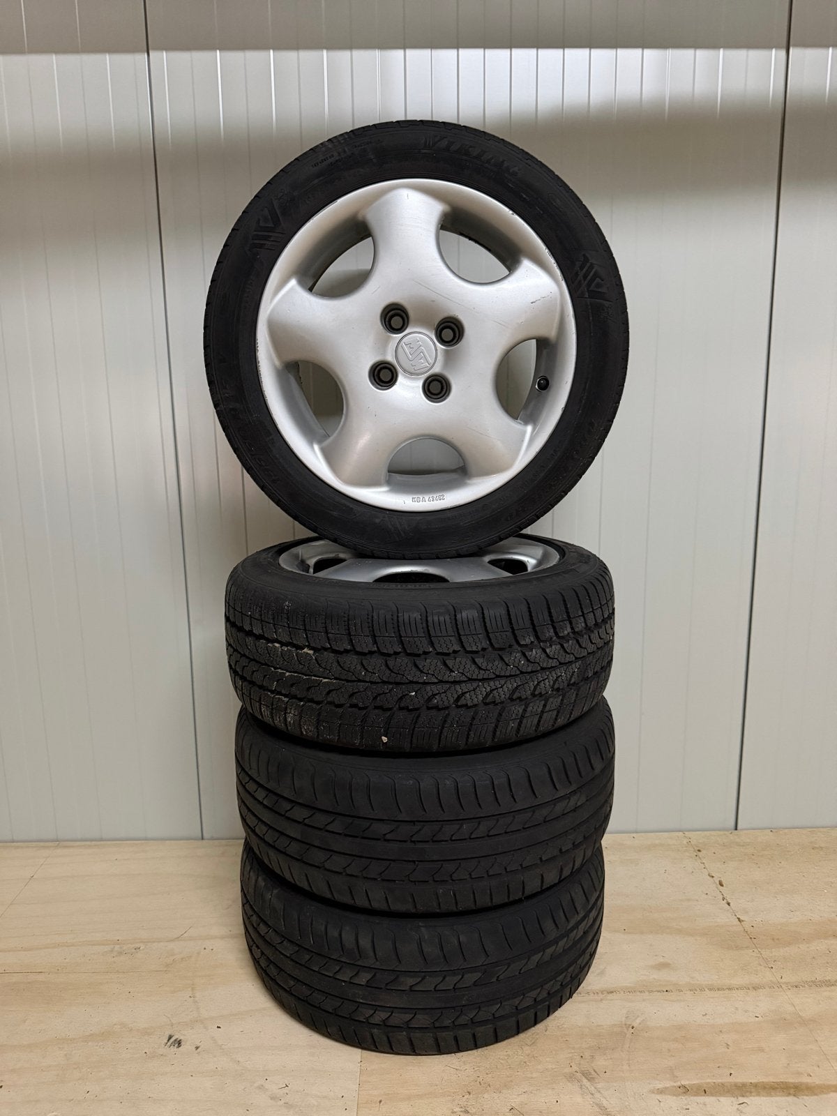 Velgen 4x100 195/50/15 Honda Civic, Auto-onderdelen, Ophalen, Gebruikt, 15 inch, Banden en Velgen