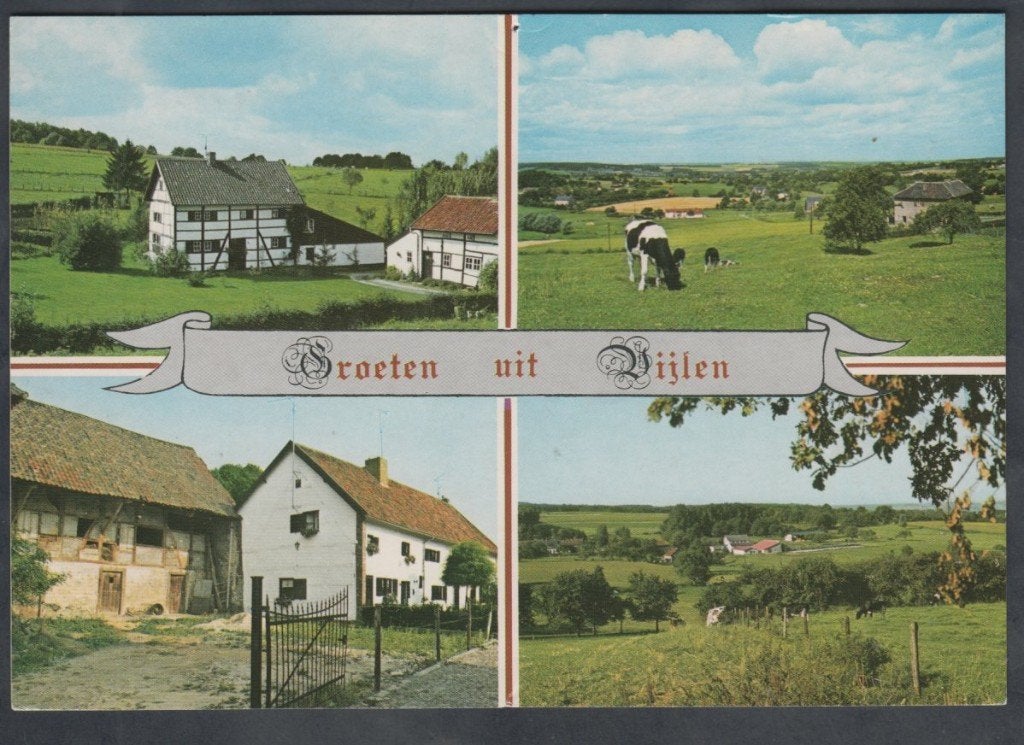 Vijlen Groeten 4 luik GHelopen 1986, Verzenden, 1980 tot heden, Gelopen, Limburg