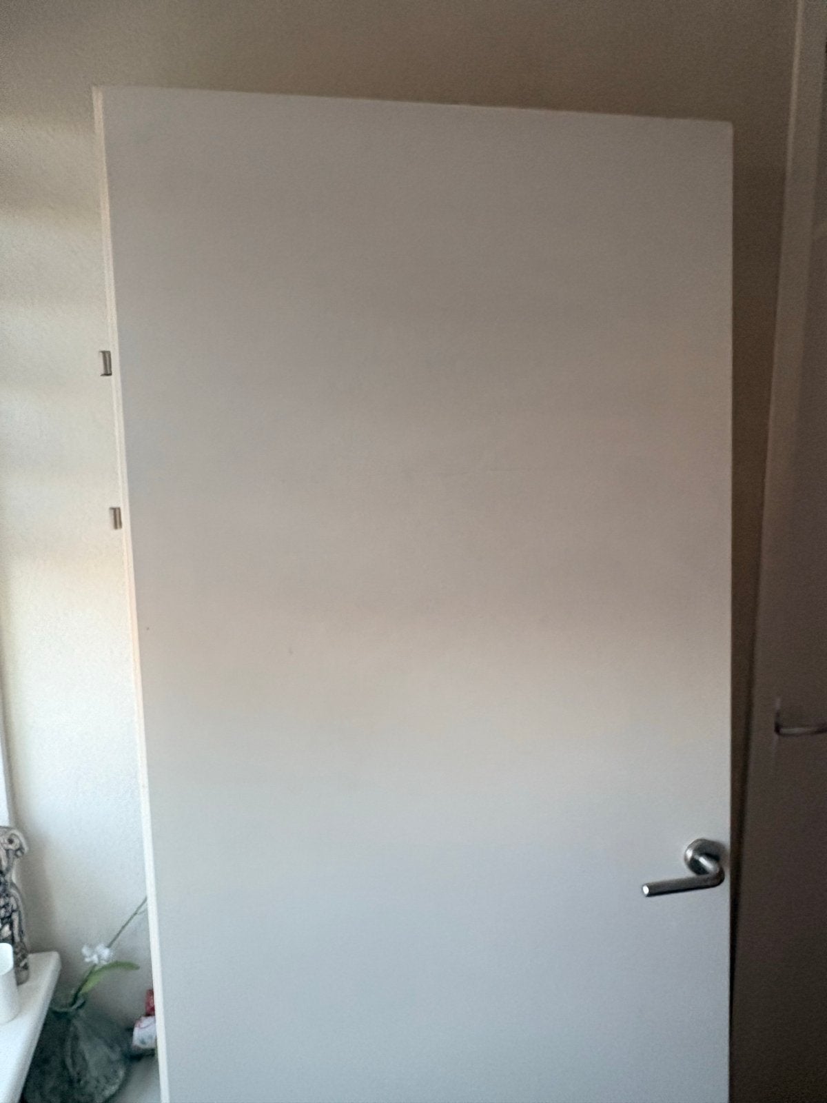 Twee witte zware opdekdeuren 211,5x83 cm, Doe-het-zelf en Verbouw, Ophalen, Gebruikt, 80 tot 100 cm, Binnendeur