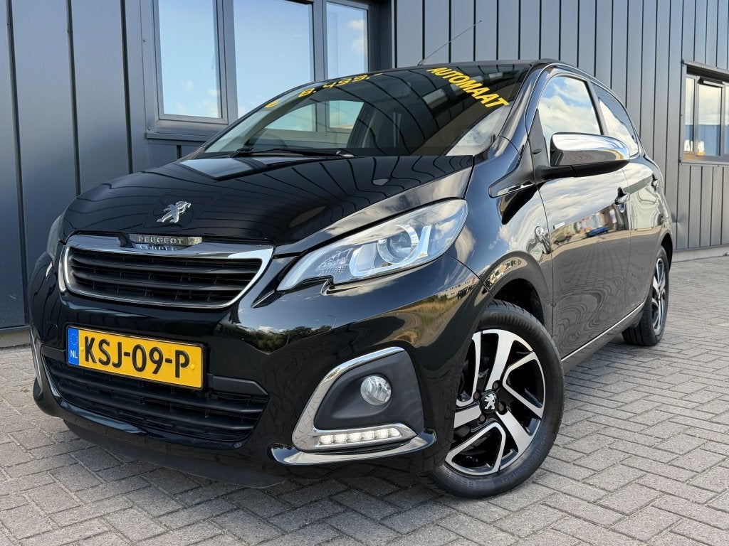 Peugeot 108 1.0 e-VTi Style Automaat Airco 60.000km, Auto's, Dealer onderhouden, Stof, Gebruikt, 4 stoelen