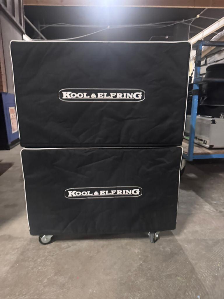 2x Kool & Elfring 2x12” cabinets, Ophalen, Gebruikt, Overige merken