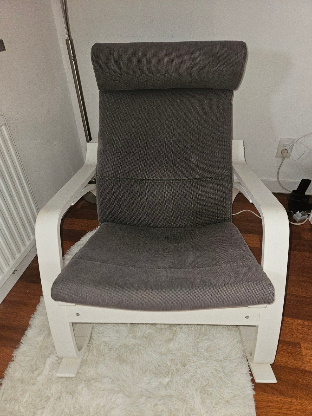 schommelstoel ikea, Ophalen, Wit, Zo goed als nieuw, Eén