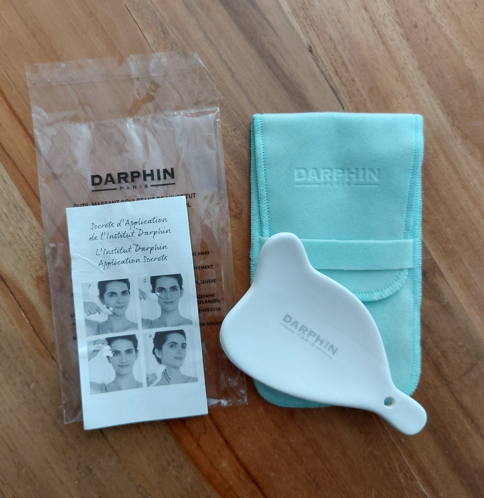 NIEUW! Darphin Paris massage steen voor gezichtmassage, Ophalen of Verzenden, Nieuw, Gehele gezicht, Verzorging