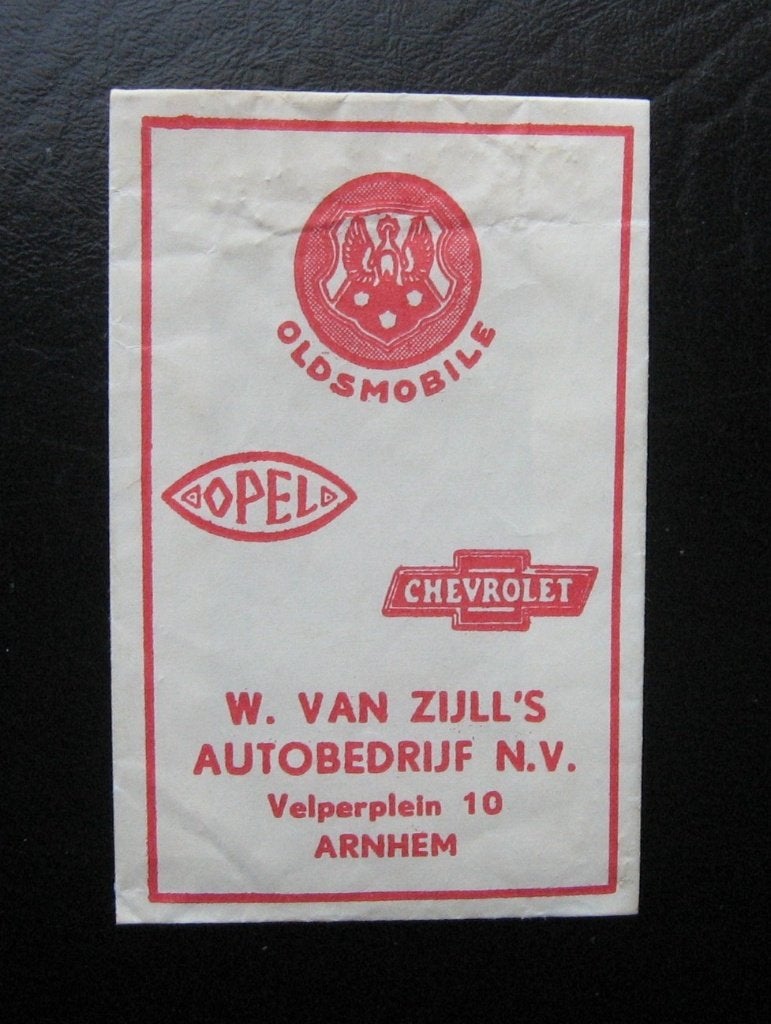 4921 Arnhem - W. van Zijll's Autobedrijf N.V., Verzamelen, Verzenden, Nederland