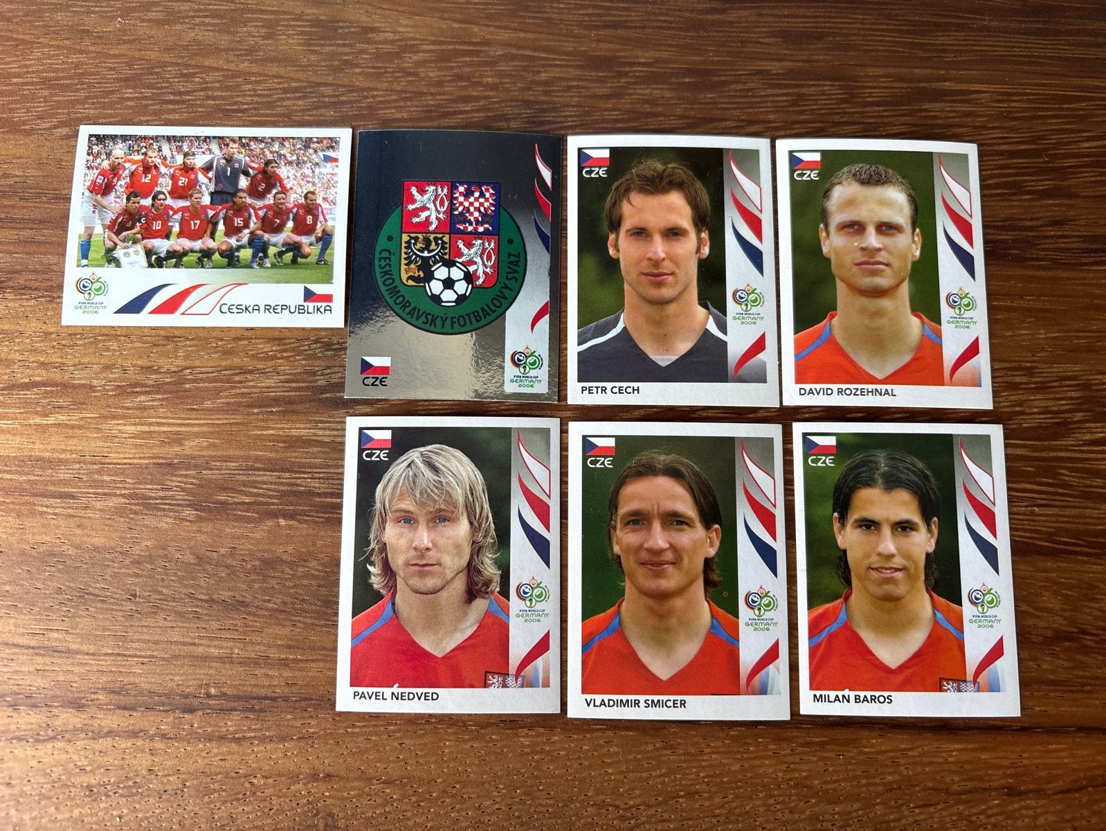 Panini WK 2006 Tsjechië stickers/plaatjes, Ophalen of Verzenden, Zo goed als nieuw, Stickers en Plaatjes