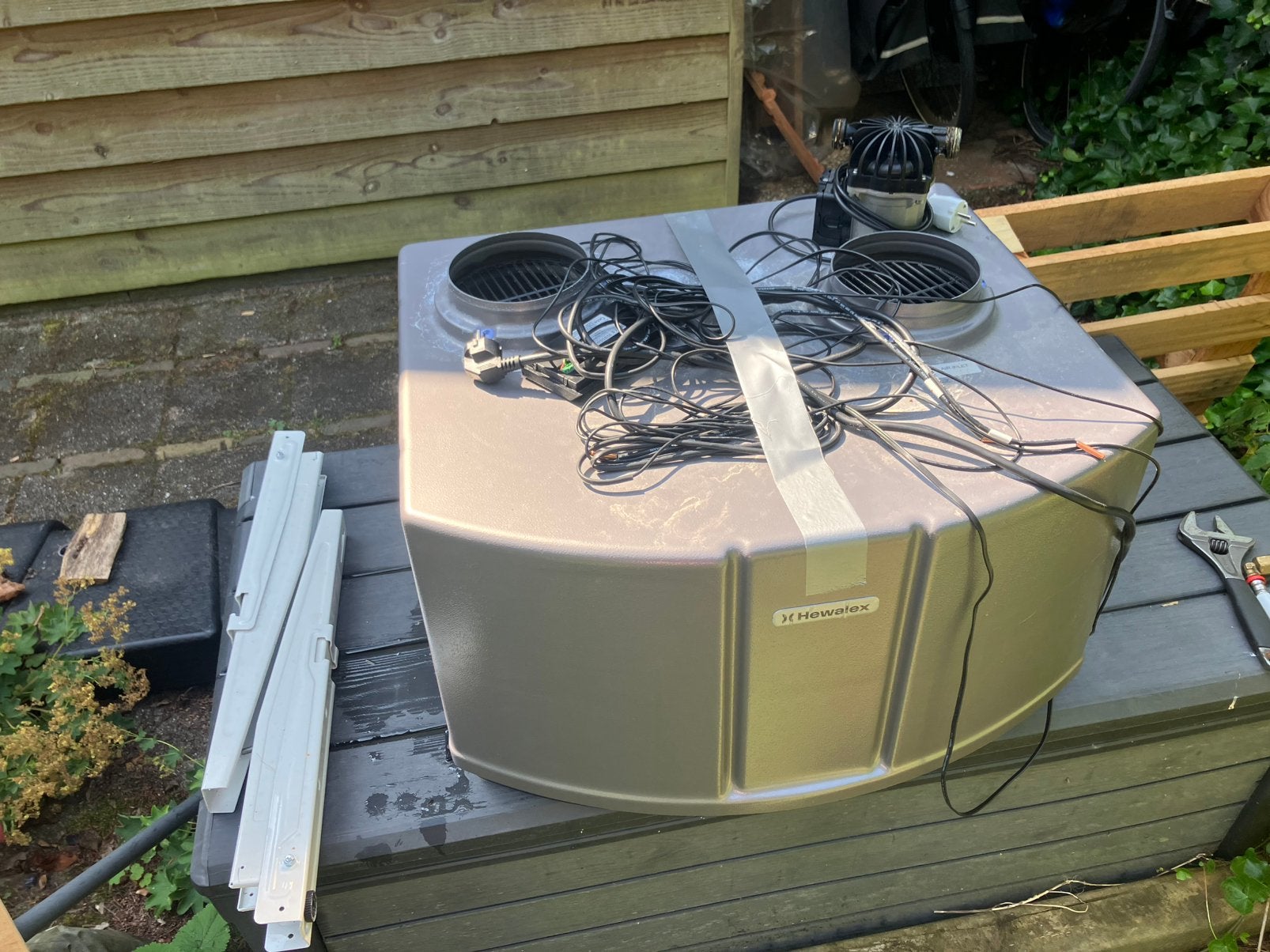 Hewalex pcwu 3kw warmtepomp incl dragers., Ophalen, Gebruikt, Overige typen, 60 tot 150 cm