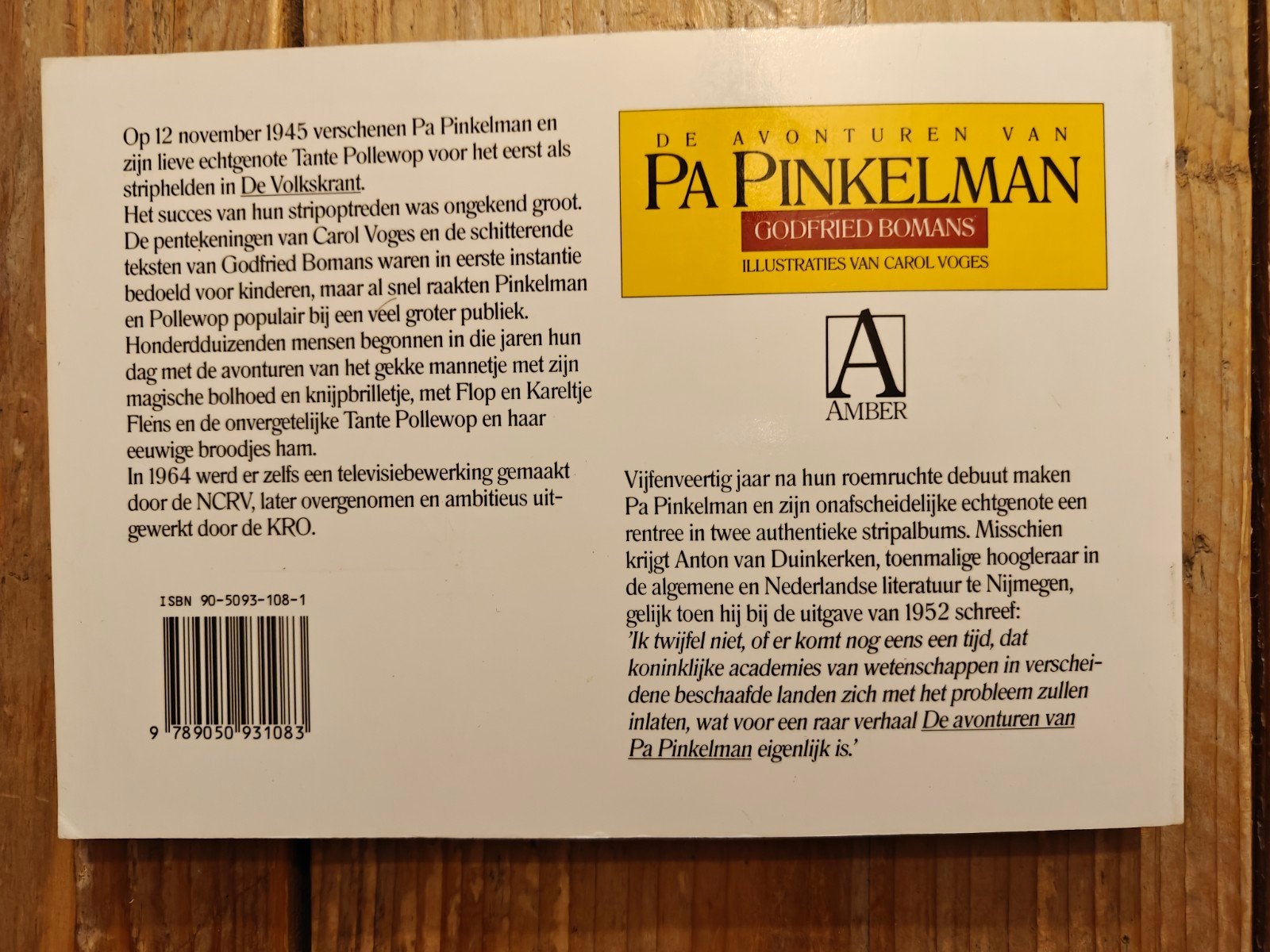 Pa Pinkelman., Boeken, Eén stripboek, Ophalen of Verzenden