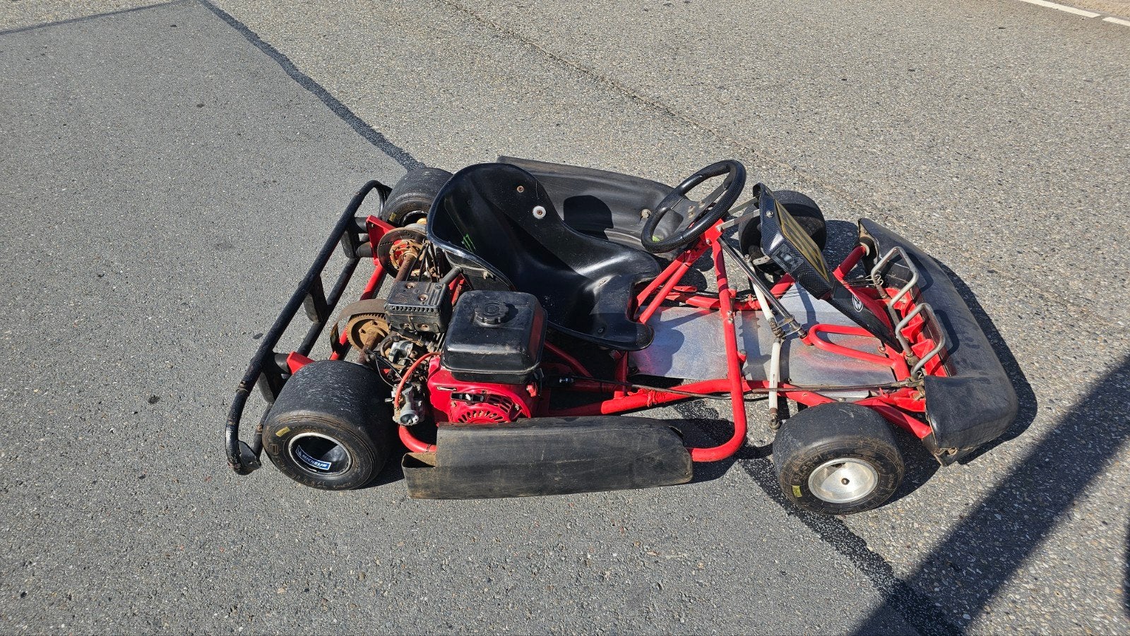 Kart met Honda GX200 motor met extra onderdelen, Ophalen, Gebruikt, Kart