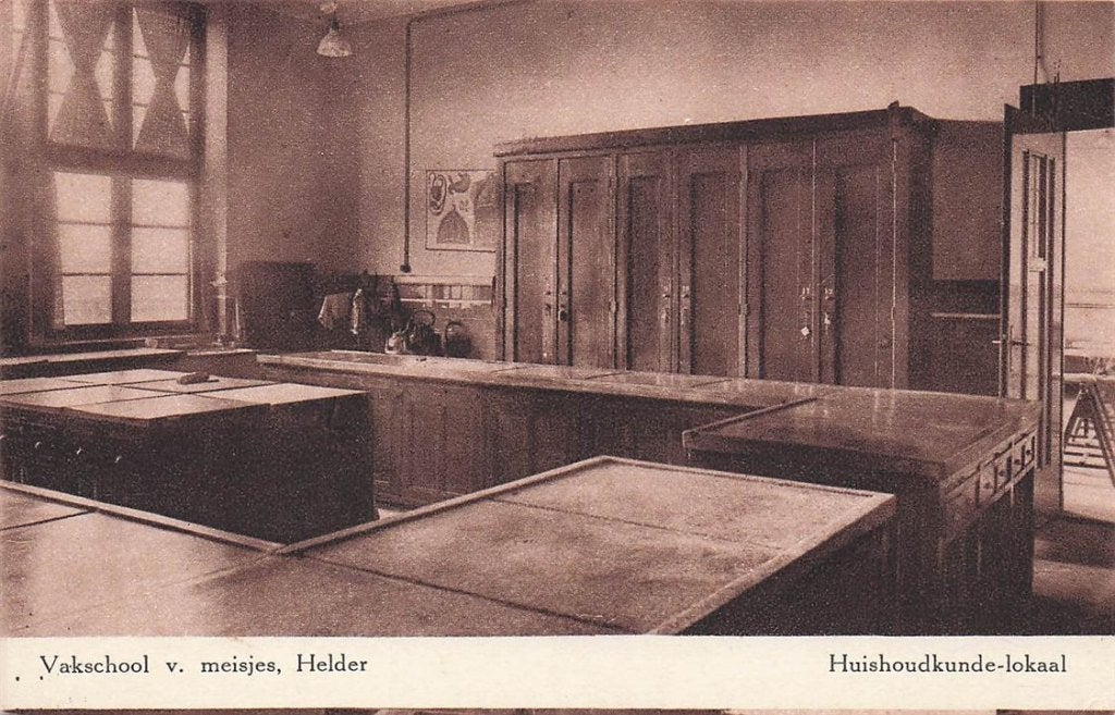 702-497-009 Vakschool V Meisjes Den Helder Huishoudkunde-Lo, Verzenden, Voor 1920, Noord-Holland