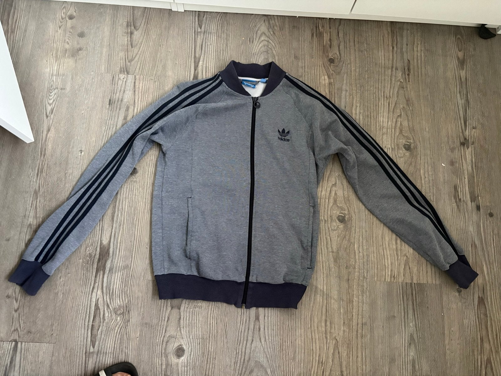 Vintage Adidas vest maat S, Ophalen of Verzenden, Zo goed als nieuw, Grijs